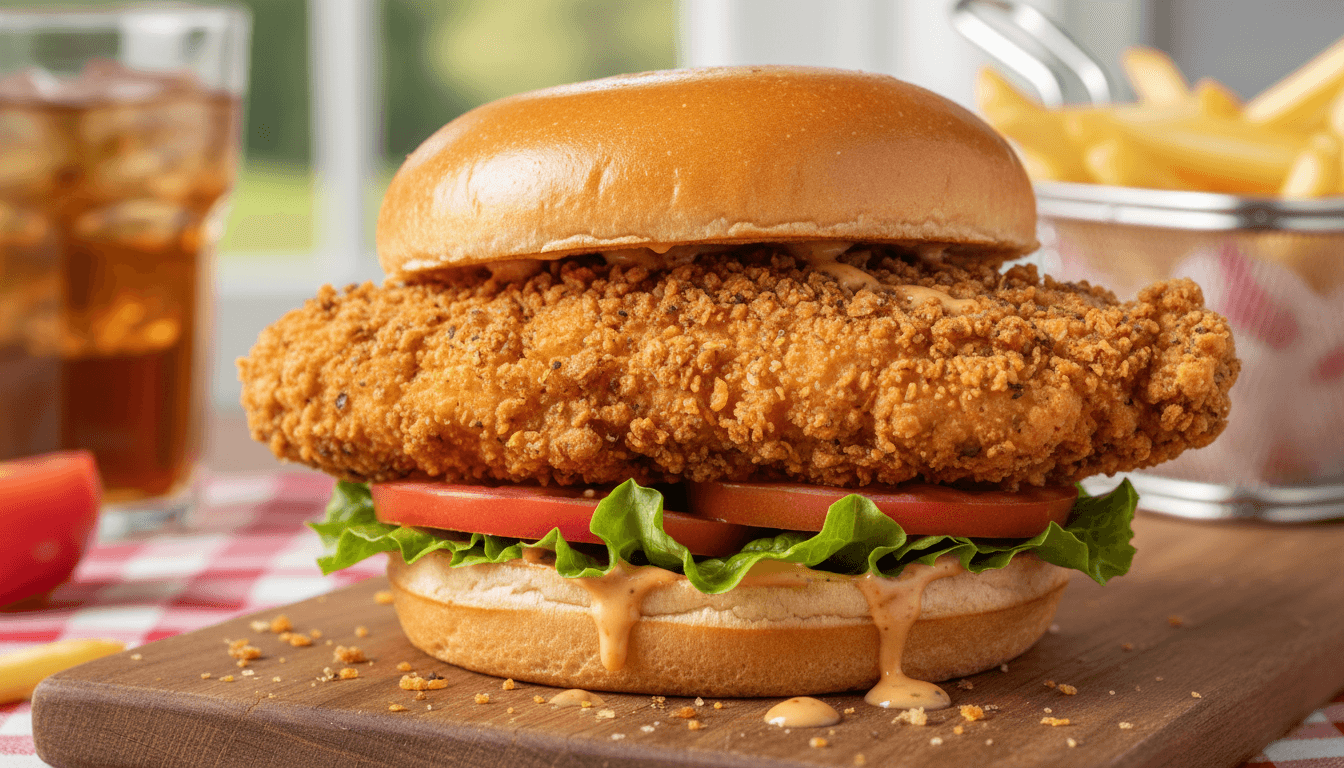 Fried chicken sandwich